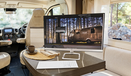 Why a motorhome makes the perfect home offce