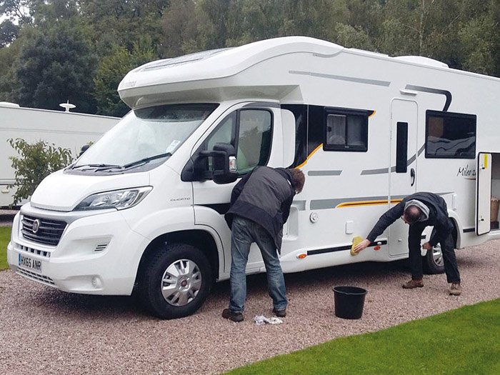 top tips from anchor Point on cleaning your motorhome