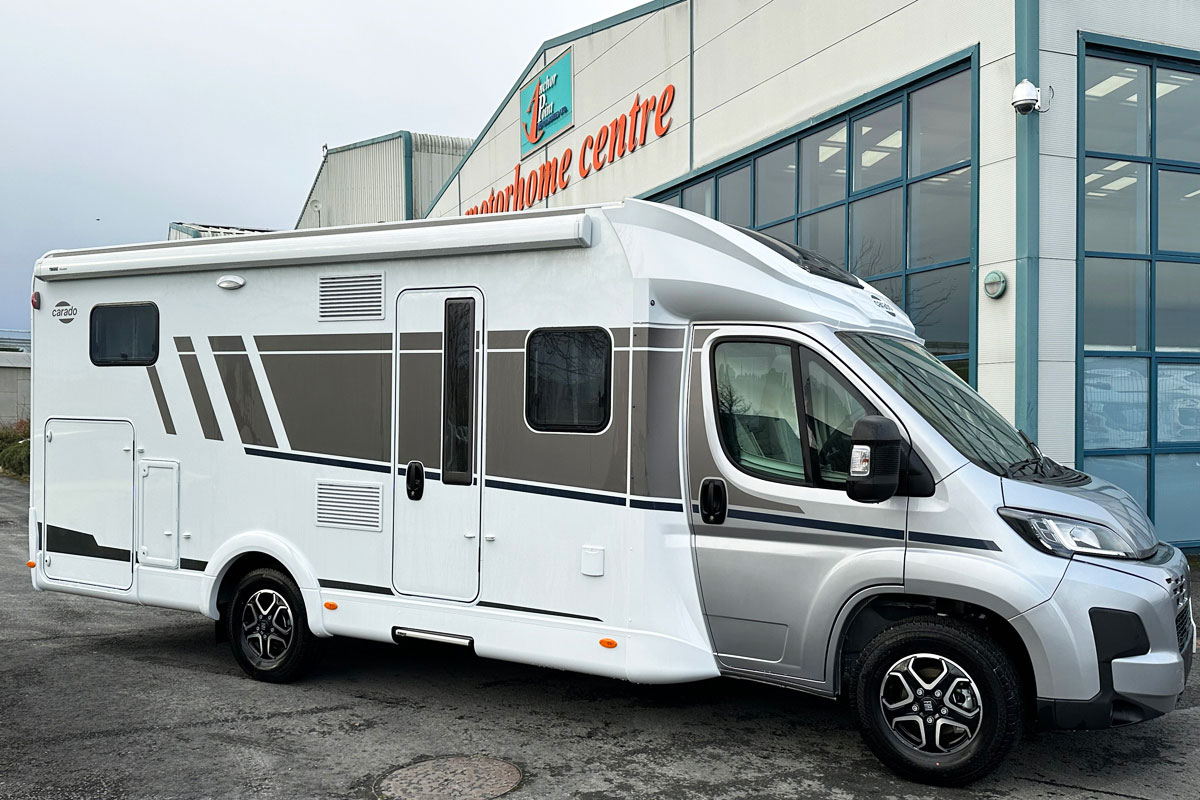 Carado T457 Pro+ Automatic Front|Carado T457 Pro+ Automatic Rear|Carado T457 Pro+ Garage|Carado T457 Pro+ Dash|Carado T457 Pro+ Living area|Carado T457 Pro+ Inside|Carado T457 Pro+ Lounge|Carado T457 Pro+ Kitchen|Carado T457 Pro+ Fridge|Carado T457 Pro+ Rear Beds|Carado T457 Pro+ Shower|Carado T457 Pro+ Washroom||