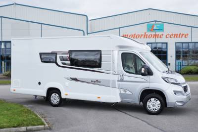 Majestic 175 External|Majestic 175 side profile|Majestic 175 motorhome|Majestic 175 lounge|Majestic 175 dining|Majestic 175 kitchen|Majestic 175 habitation|Majestic 175 kitchen and hob|Majestic 175 washroom|Majestic 175 sink and closet|Majestic 175 dash|Majestic reversing camera|Majestic gas locker|Majestic 175 layout|