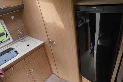Adria Matrix|2015 Adria Matrix Axess 590 SG|2015 Adria Matrix|Rear Kitchen|Habitation facing rear|Lounge|Washroom|Fridge|