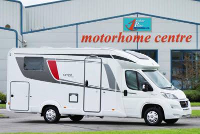 Burstner Lyseo t690 GLS|Lyseo t690 Front|Burstner Lyseo t690 external|Lyseo t690 Lounge|Lyseo t690 GLS Dining|Kitchen Worktop|L-Kitchen|Washroom|Rear twin beds|T690 Bedroom|Lyseo t690 Storage|